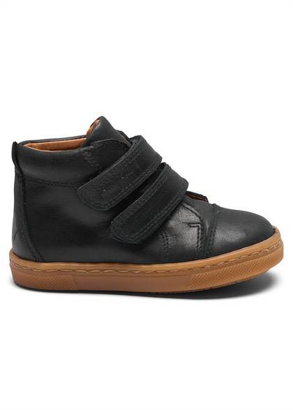 PomPom drenge/pige "sneakers" sko med velcro - sort
